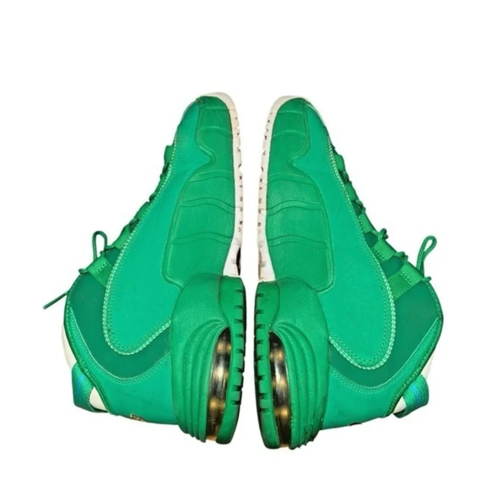 Nike Air Max Penny 1 Kids 7Y Pre-Owned‎ Basketball Shoes Green White FQ8349-324